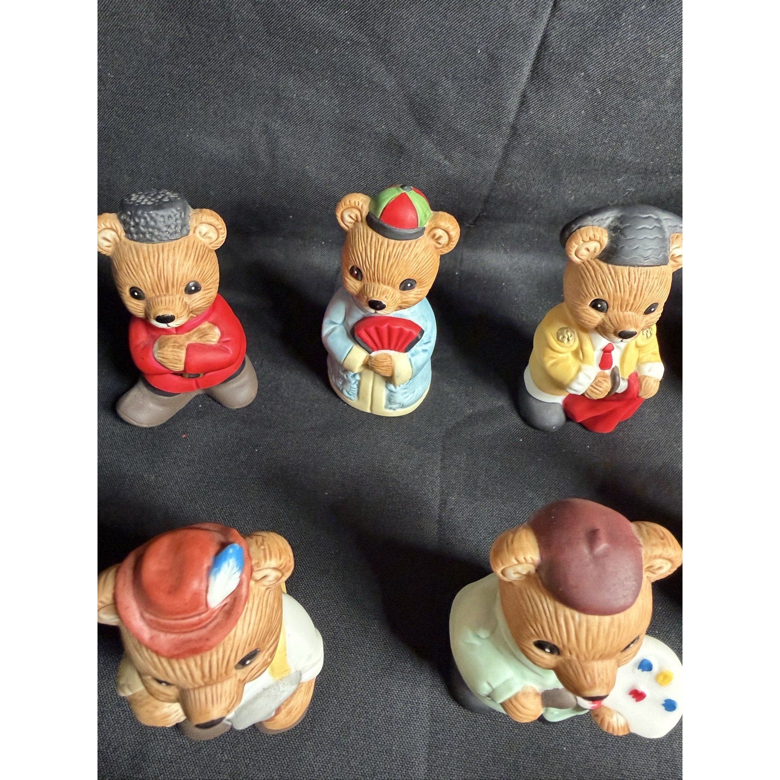 Homco Bears World Figurines Set 10 (F3)
