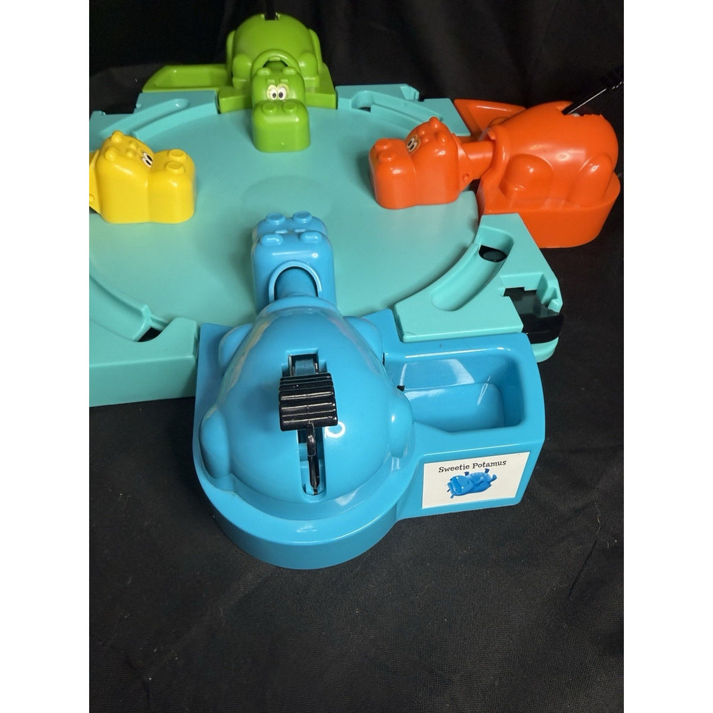 Hungry Hungry Hippos Game 2012 Hasbro Game Blue Yellow Orange Green without box