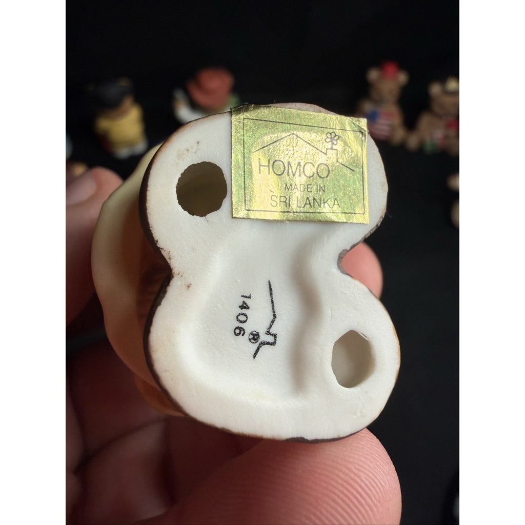 Homco Bears World Figurines Set 10 (F3)