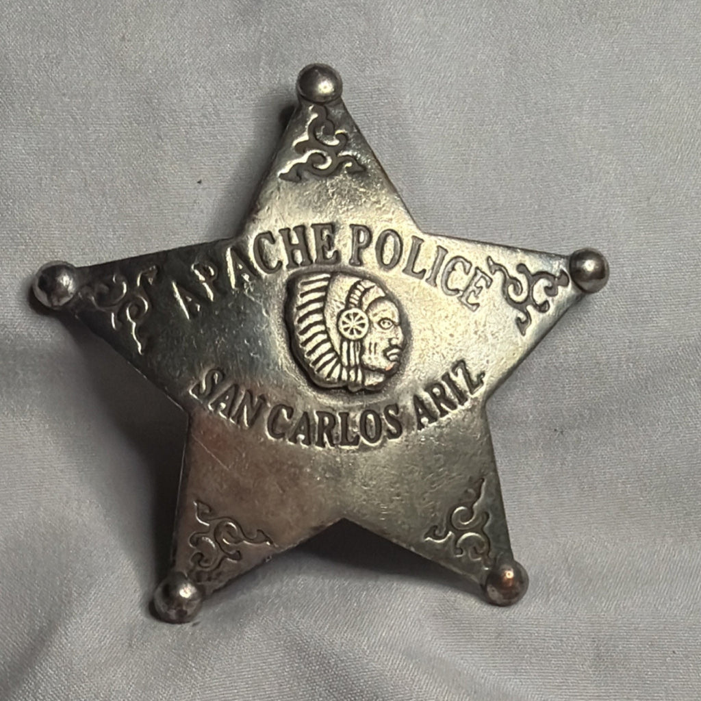 Apache Police San Carlos Arizona Star Badge Replica