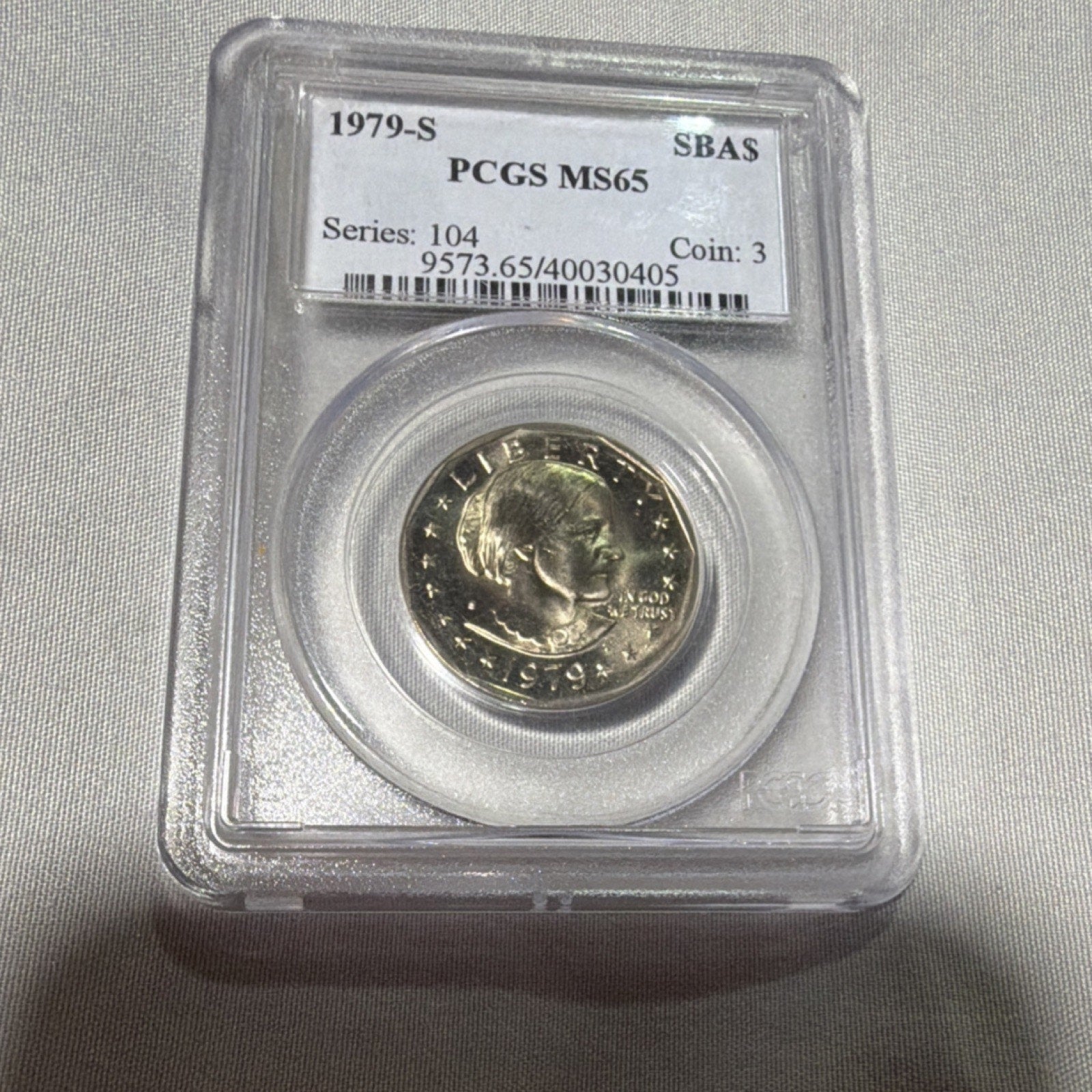 1979-S Susan B Anthony Dollar San Francisco PCGS MS65 $1 75% Copper 25% Nickel