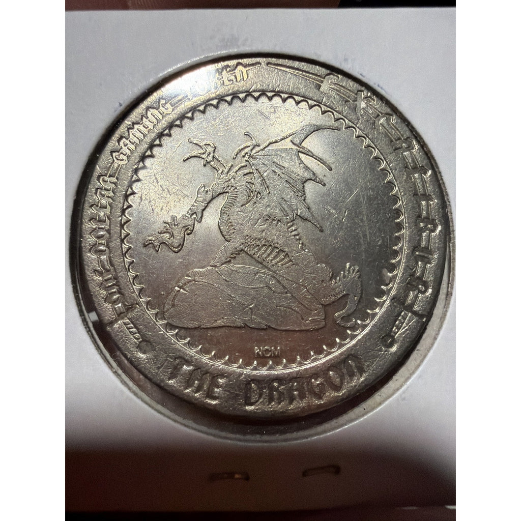 Excalibur Vegas $1 Gaming Tokens 4pc Merlin Joust Dragon Historic Slot