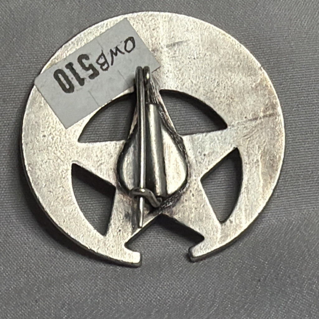 Cochise County Sheriff Replica Police Badge Pin Silver Tone Collectible Display