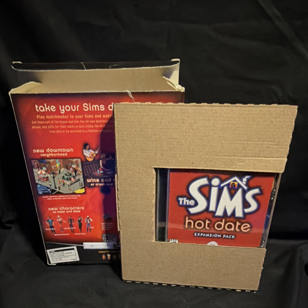 EA Games The Sims Hot Date Expansion Pack PC CD-ROM Windows w/ Livin Large (A55)