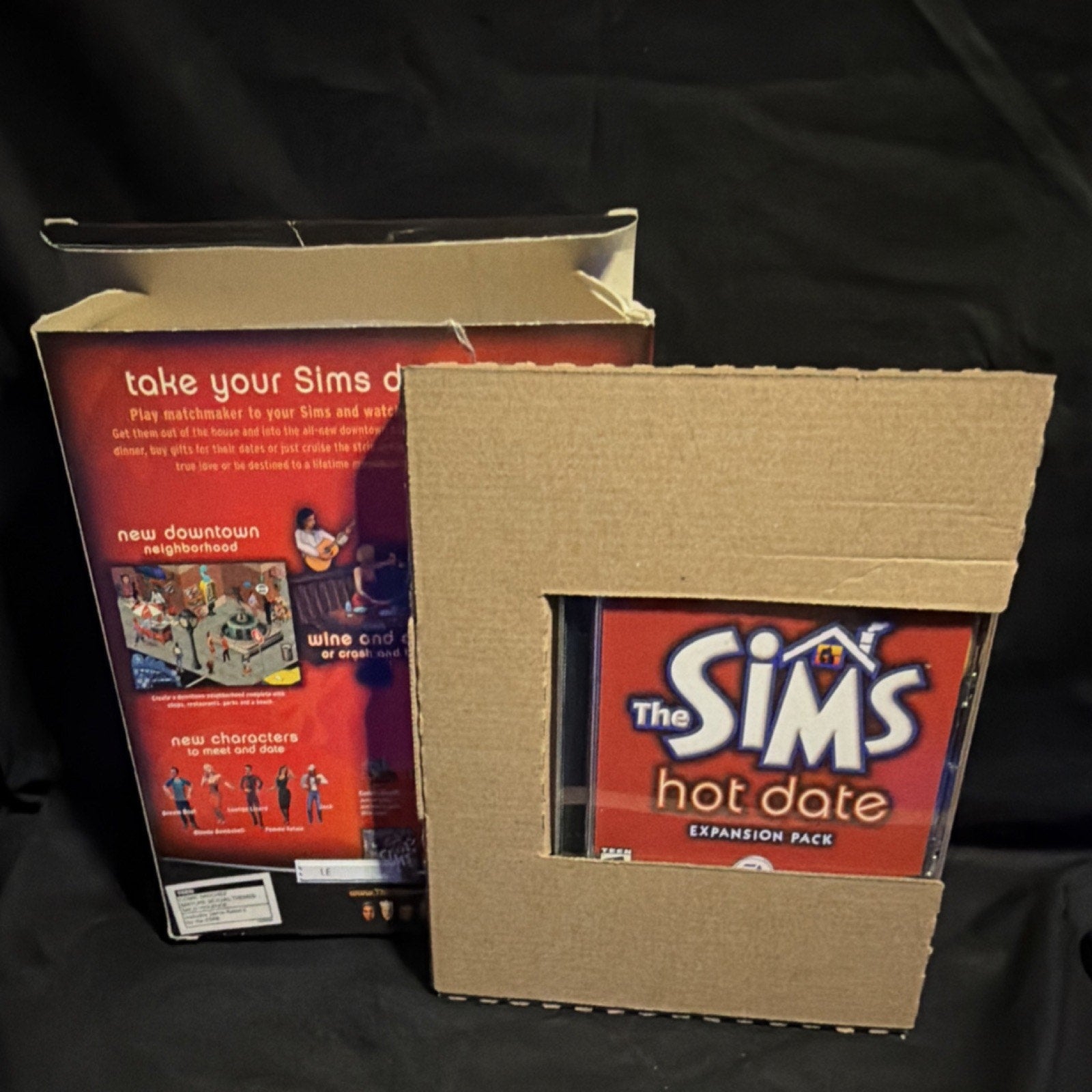 EA Games The Sims Hot Date Expansion Pack PC CD-ROM Windows w/ Livin Large (A55)