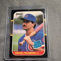 Donruss 1987 Rated Rookie Rafael Palmeiro #43 Chicago Cubs Baseball Card MLB