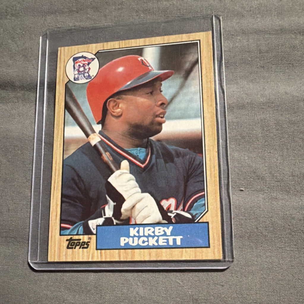Error Card- Topps 1987 Kirby Puckett #450 Minnesota Twins Baseball Card MLB