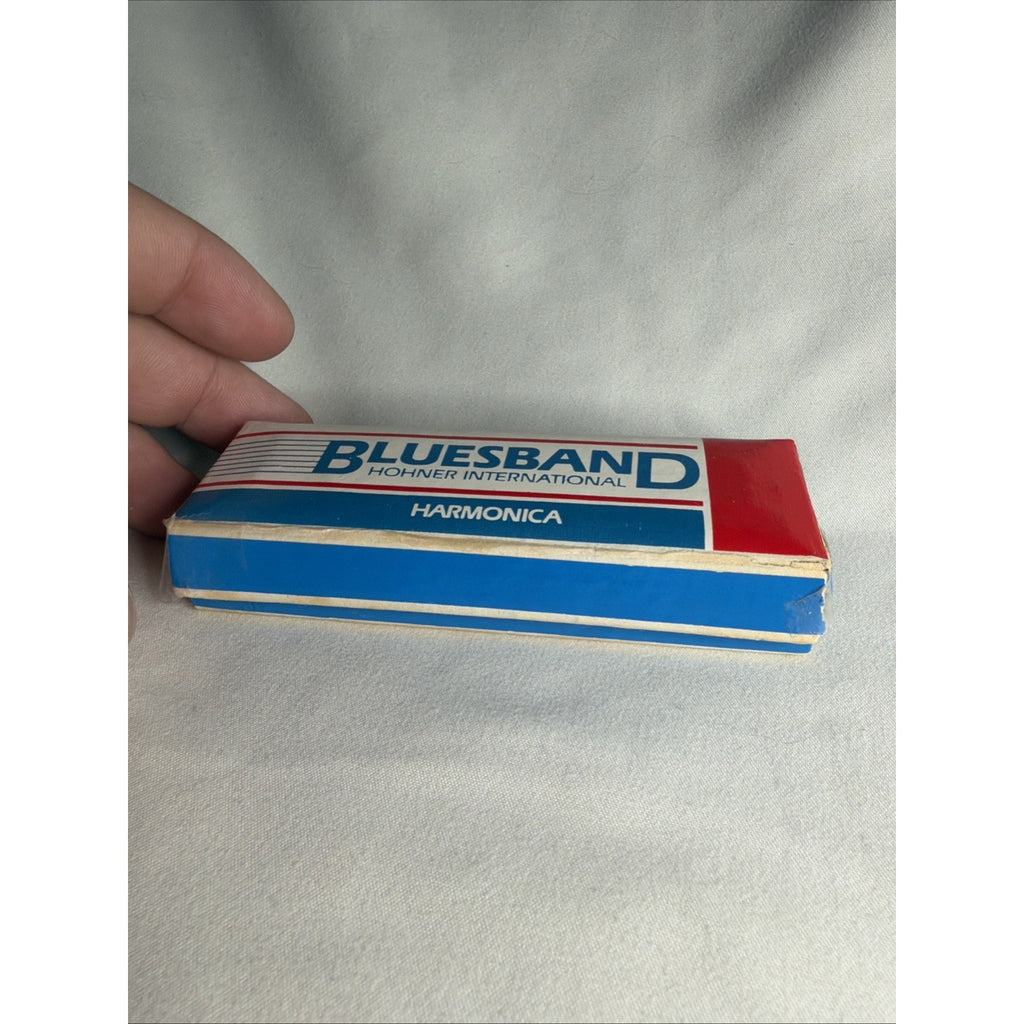 Hohner BluesBand Harmonica Key of C Blues Band Stainless Steel Great Shape!