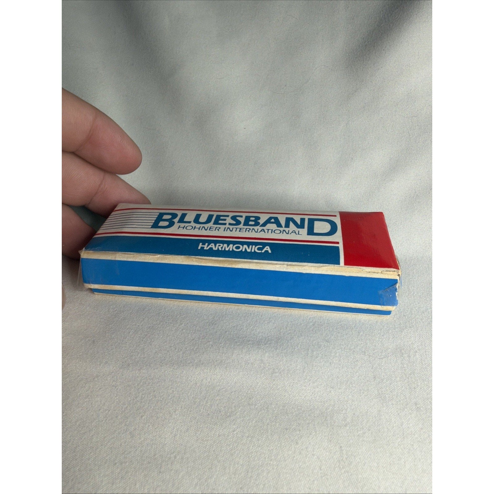 Hohner BluesBand Harmonica Key of C Blues Band Stainless Steel Great Shape!
