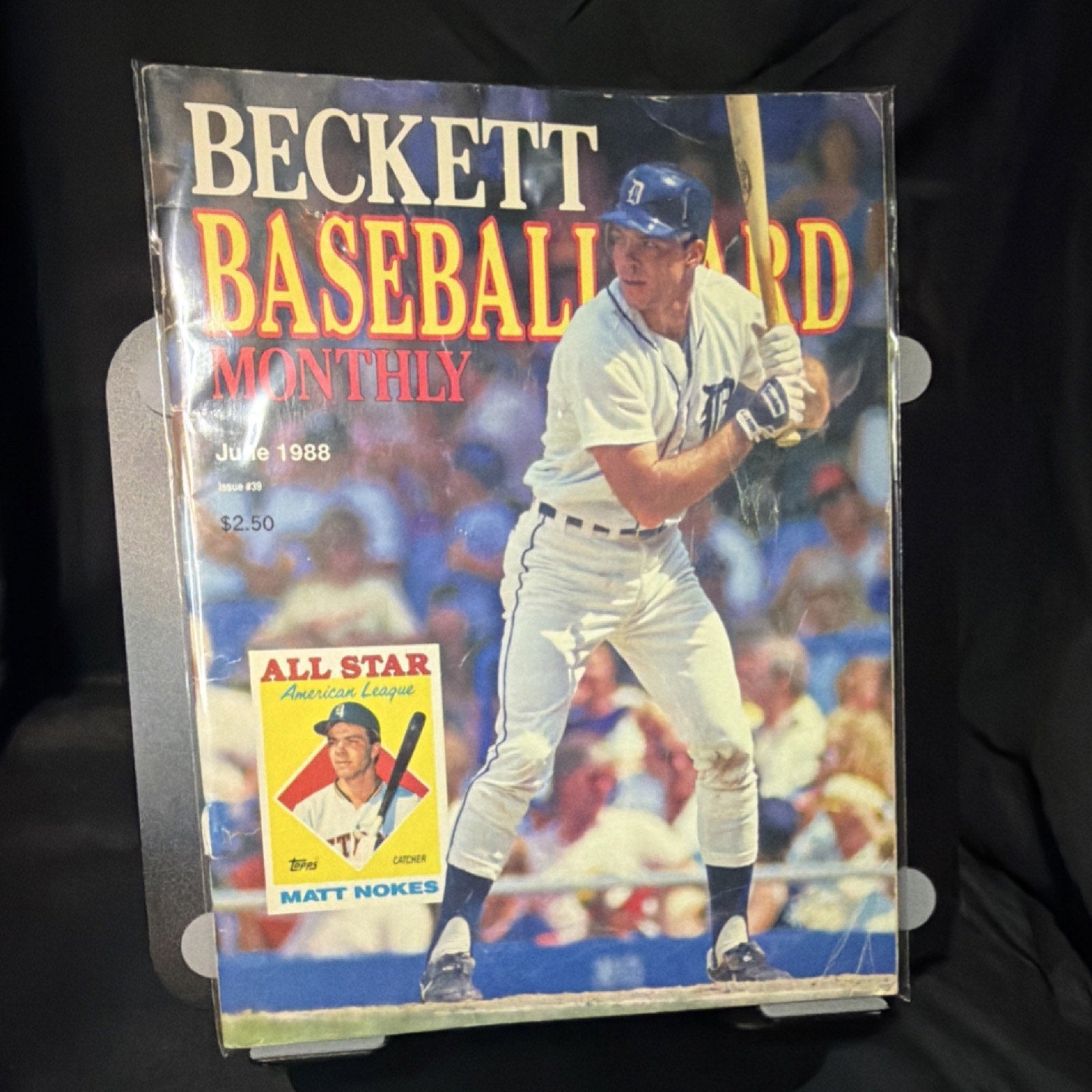 Beckett Baseball Card Monthly June 1988 Issue 39 Baseball Cards Magazine