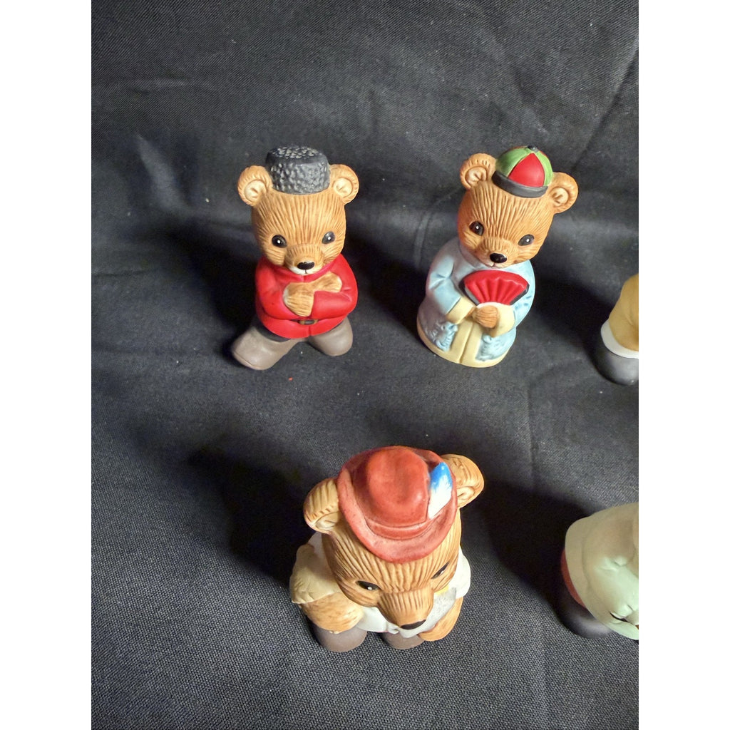 Homco Bears World Figurines Set 10 (F3)
