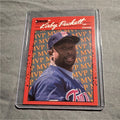 Error Card- Donruss 1990 Kirby Puckett #BC-8 Twins MVP Baseball Card - DOB Error