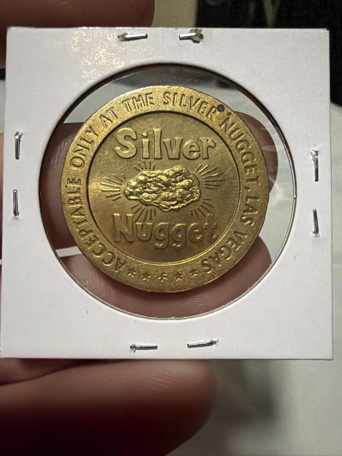1967 Silver Nugget Casino $1 Slot Token Historic Vegas 