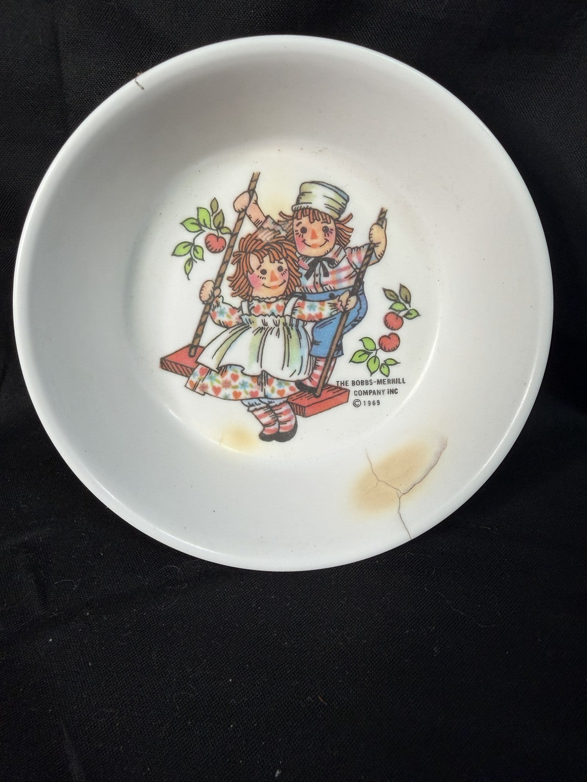 1969 Raggedy Ann & Andy Oneida Bowl
