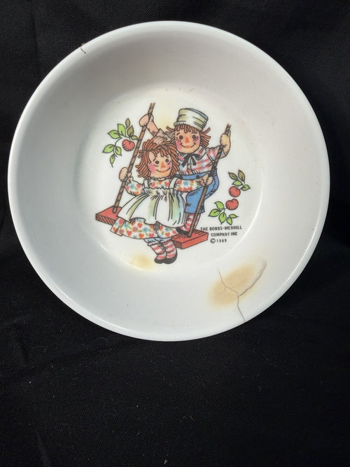 1969 Raggedy Ann & Andy Oneida Bowl