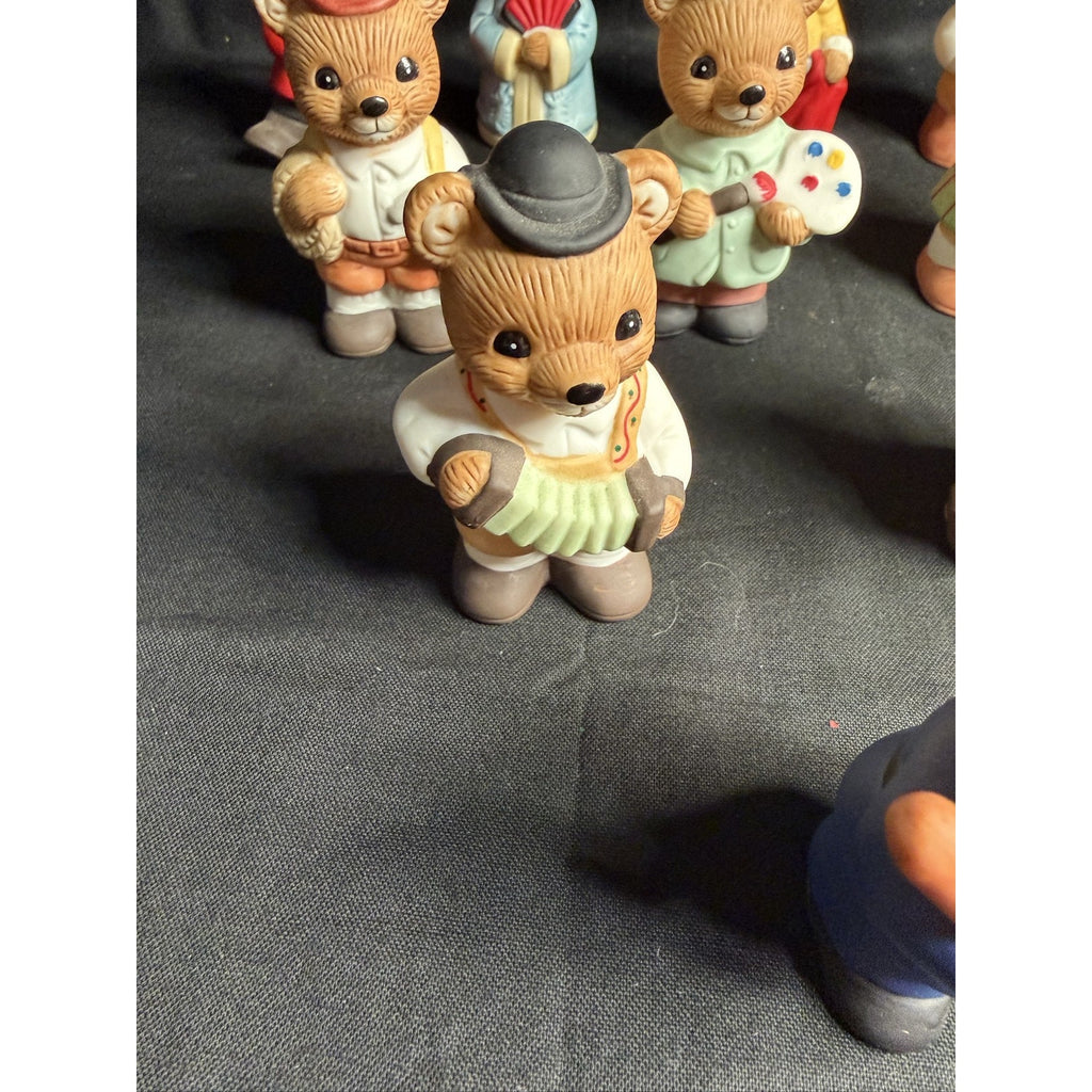 Homco Bears World Figurines Set 10 (F3)