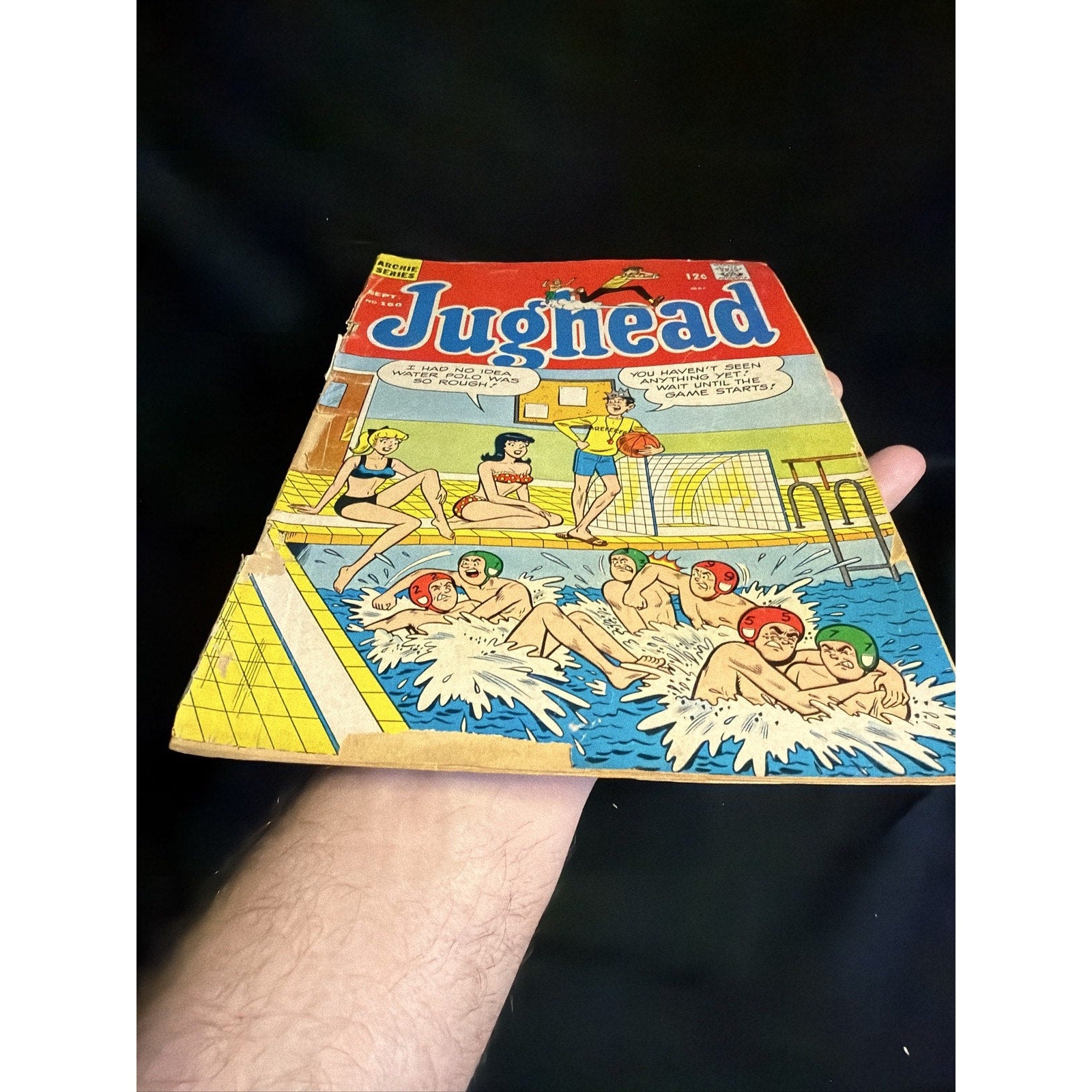 Jughead #160 Archie Comics 1968 Water Polo Betty Veronica 12c Vintage Poor