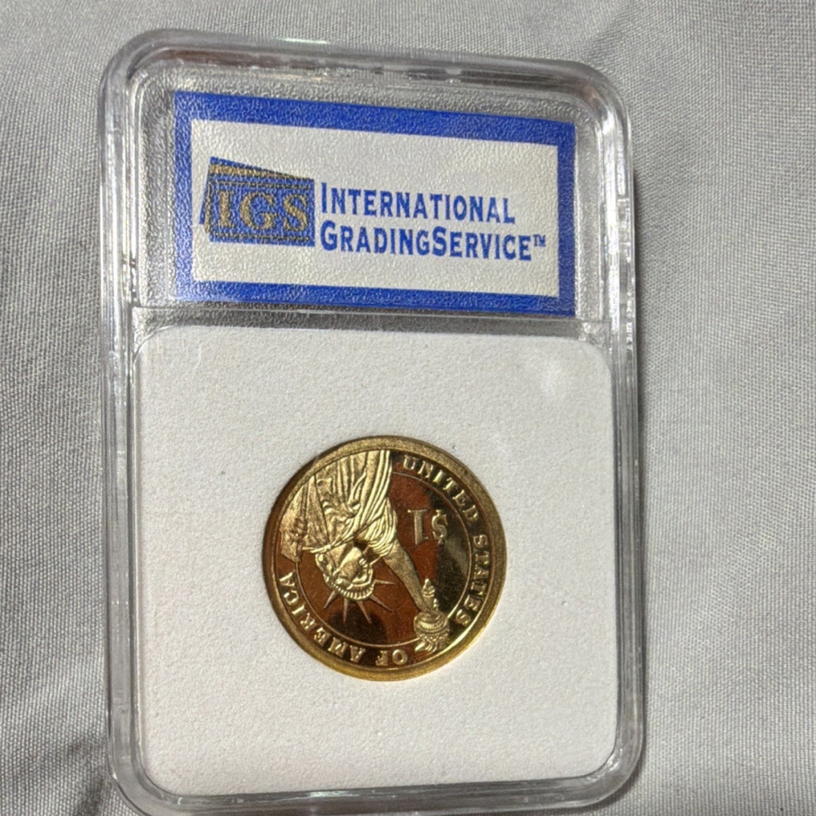 2010 S James Buchanan $1 Presidential Proof Coin PR-70 Deep Cameo IGS