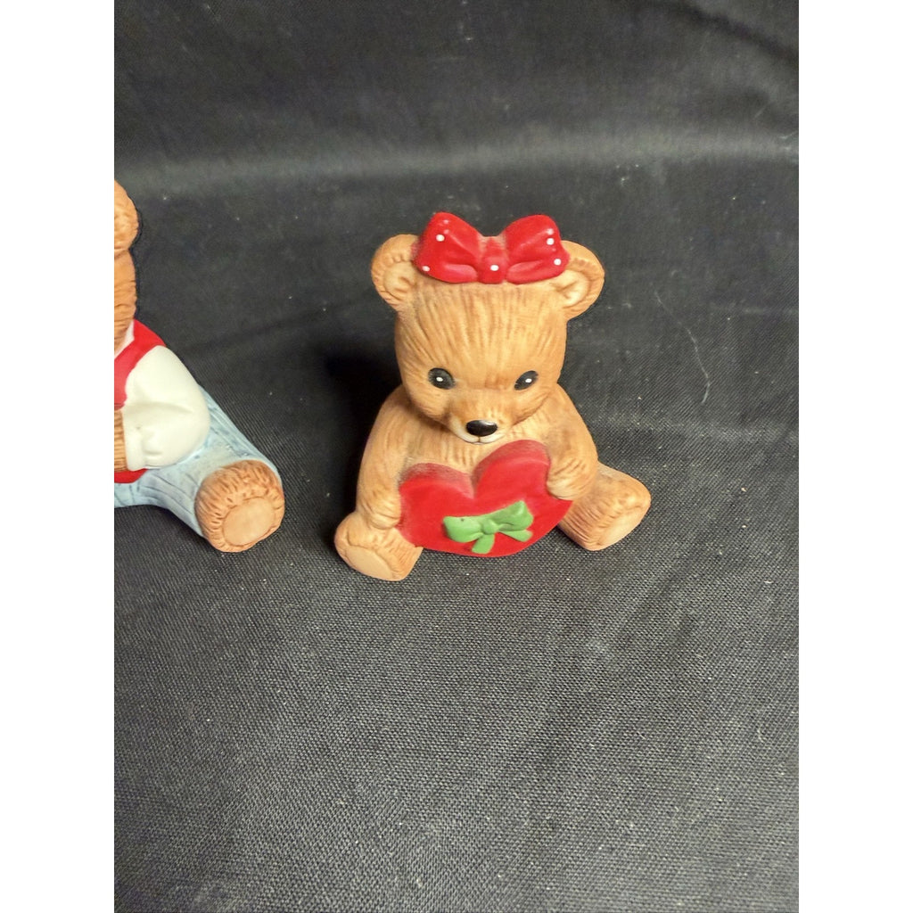 HOMCO Christmas Teddy Bear Set 4 Decor (F6)