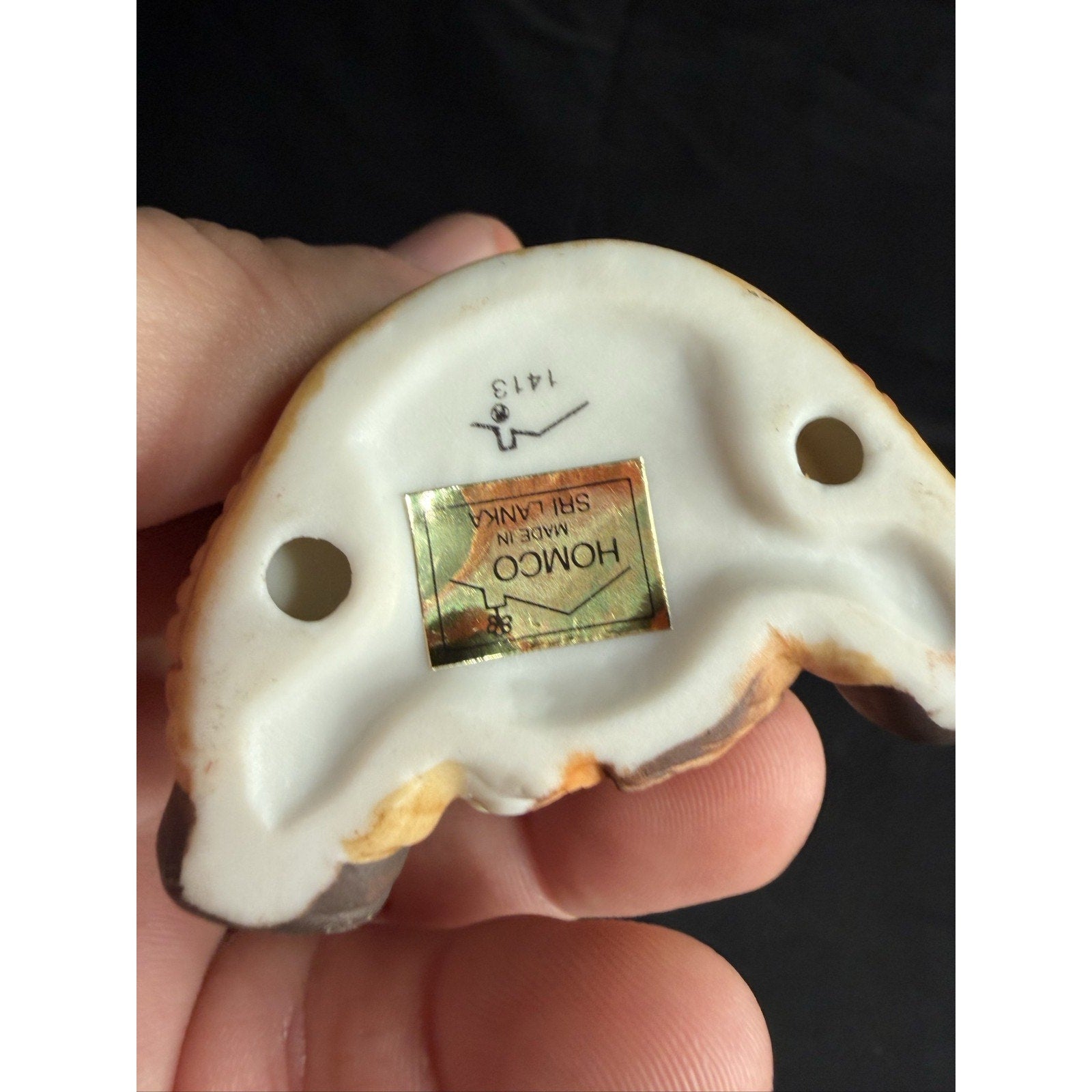 HOMCO Thanksgiving Fall Teddy Bear Figurines Lot of 5 Ceramic 5312 Decor (F7)