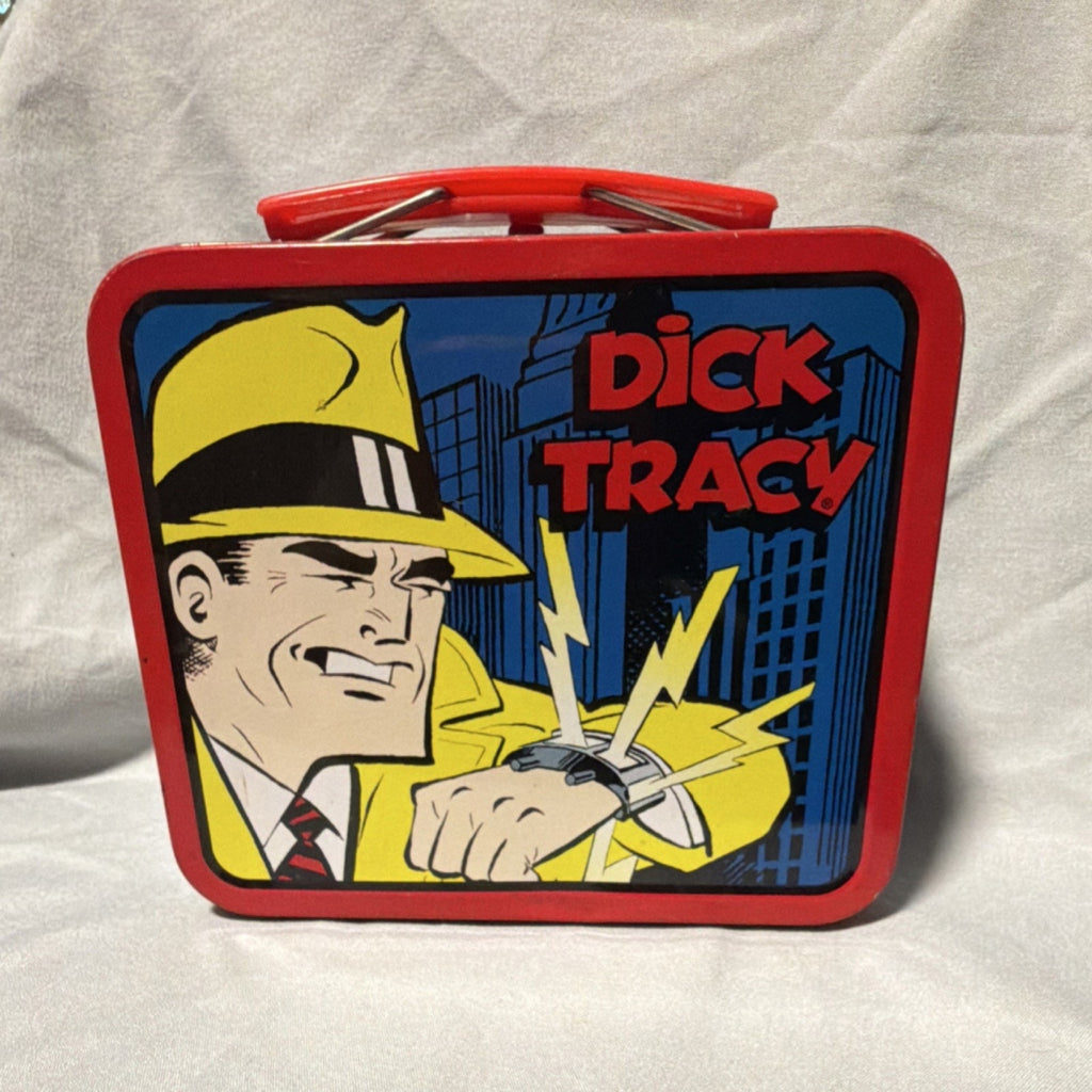 Dick Tracy Metal Lunchbox 1998 Series #1 ASC Lancaster PA Red Blue Collectible