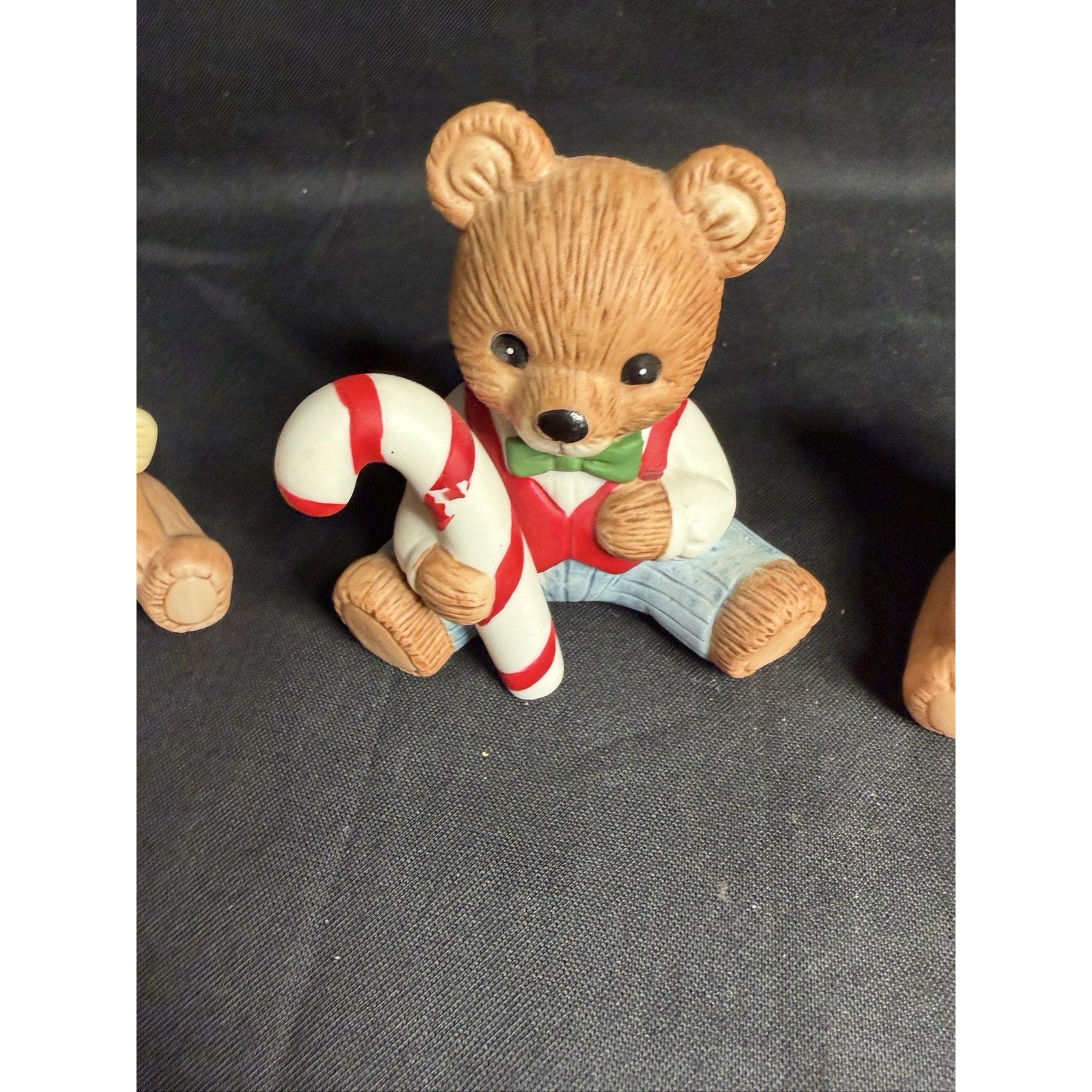 HOMCO Christmas Teddy Bear Set 4 Decor (F6)