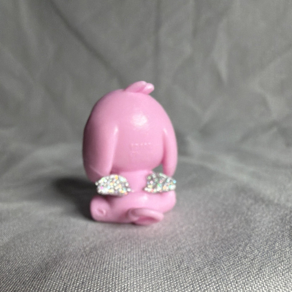 Littlest Pet Shop Elephant Figure 70914ASV Pink Glitter Wings Animal 2012