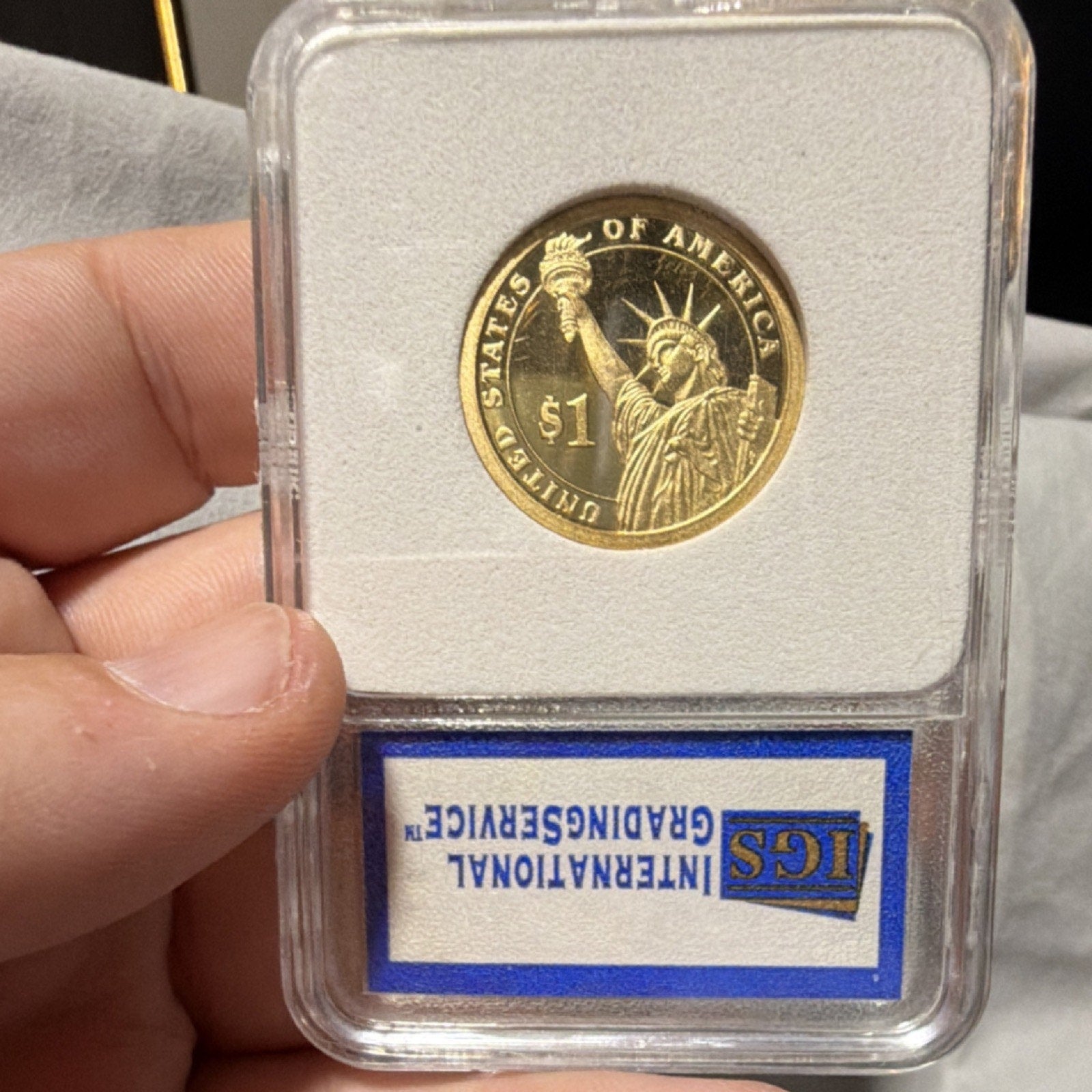 2008 S Presidential $1 Proof Coin John Q. Adams PR-70 Deep Cameo IGS