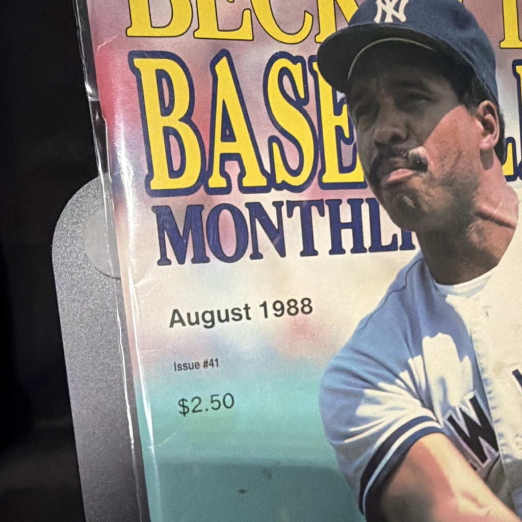 Beckett Baseball Card Monthly August 1988 Issue 41 Baseball Cards Magazine