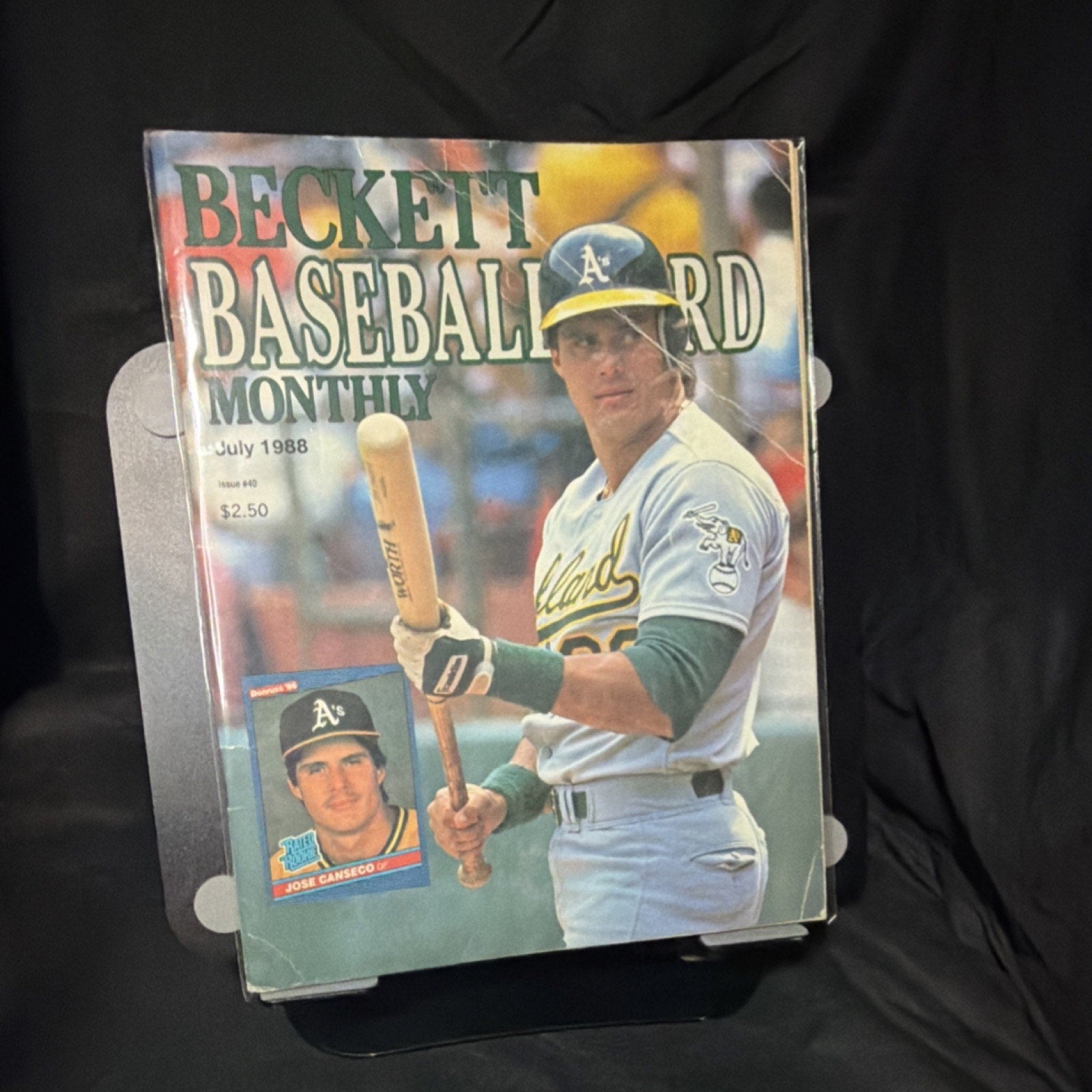 Beckett Baseball Card Monthly July 1988 Issue 40 Baseball Cards Magazine