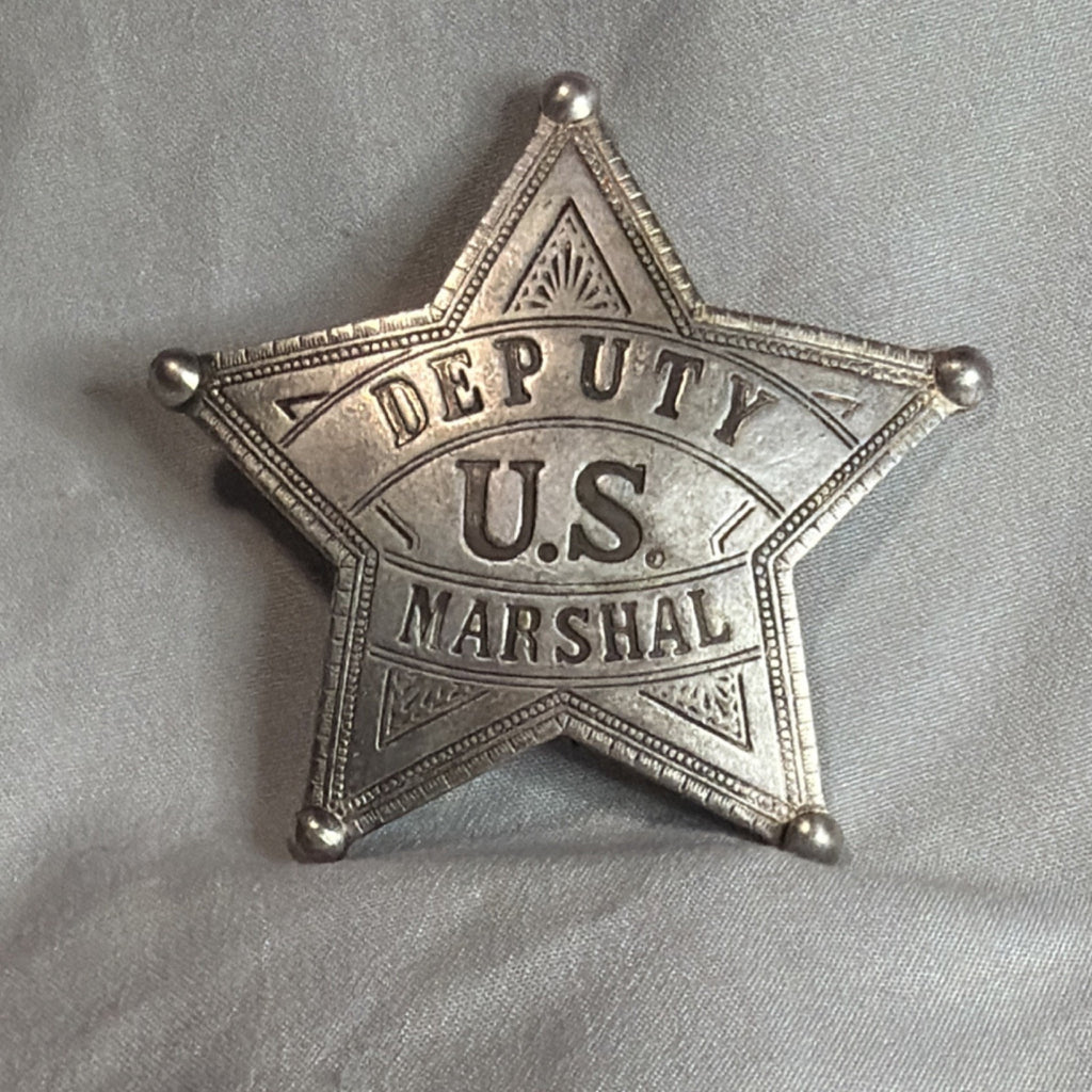 Deputy U.S. Marshal Star Replica Police Badge Pin Collectible Display