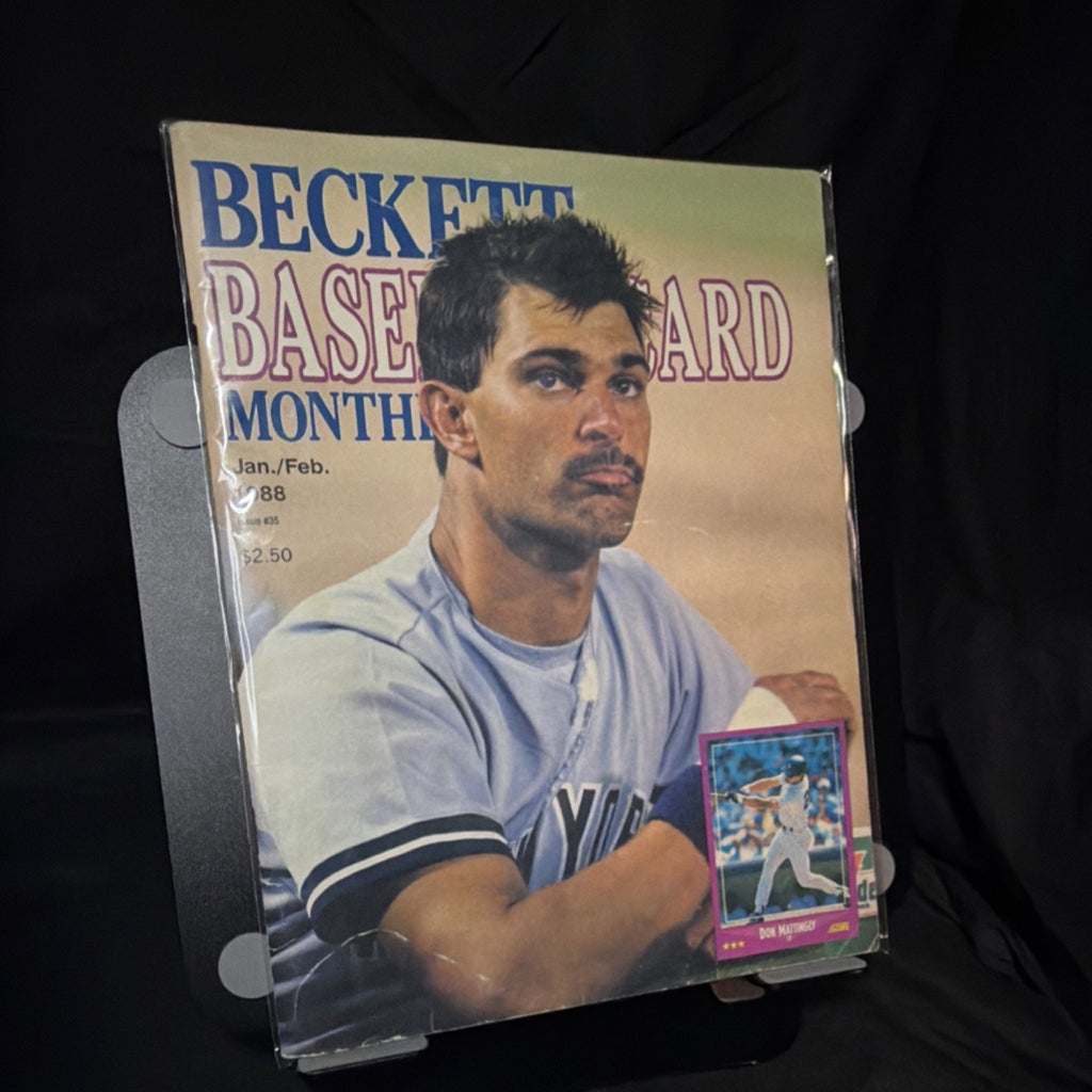Beckett Baseball Card Monthly Jan/Feb 1988 Issue 35 Baseball Cards Magazine