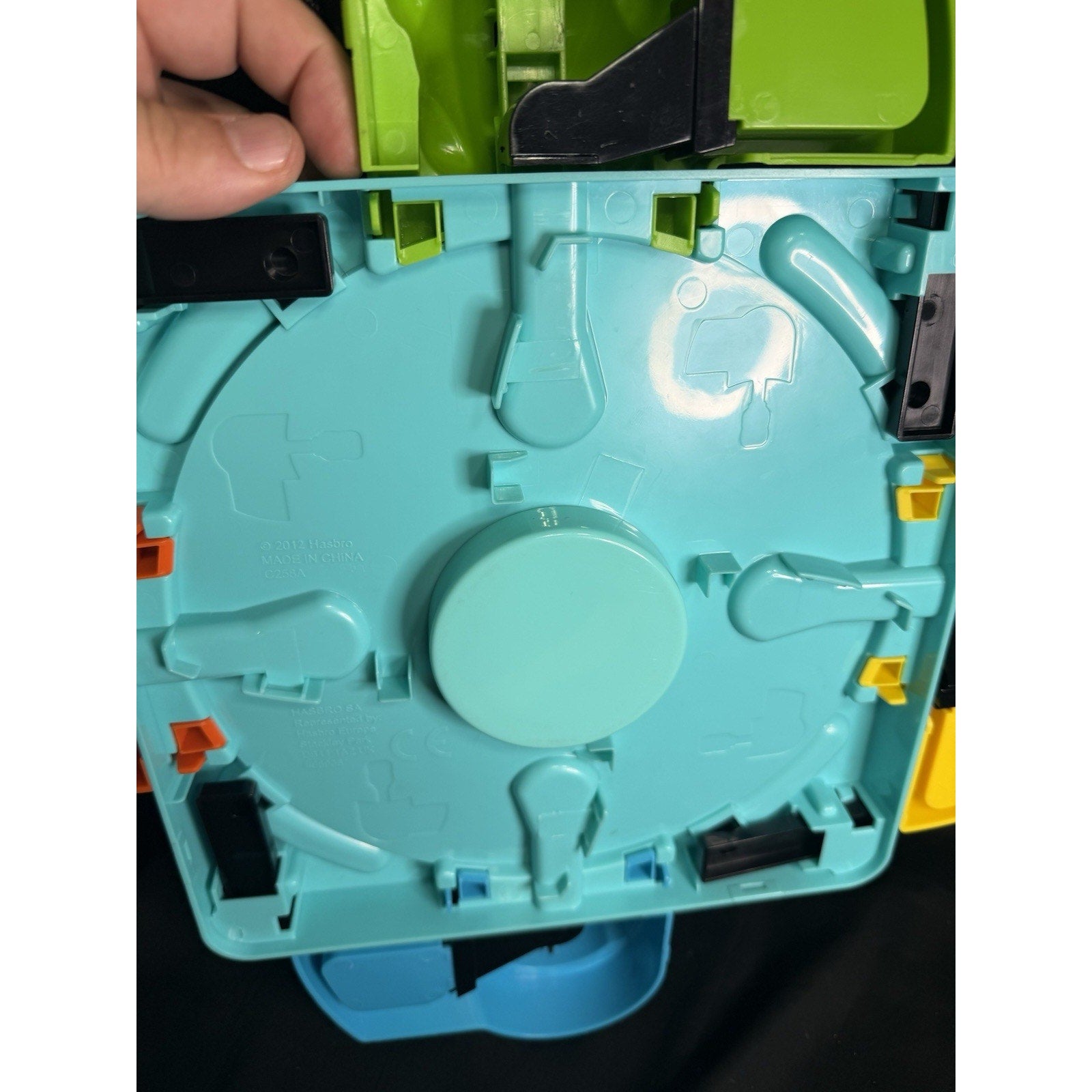 Hungry Hungry Hippos Game 2012 Hasbro Game Blue Yellow Orange Green without box