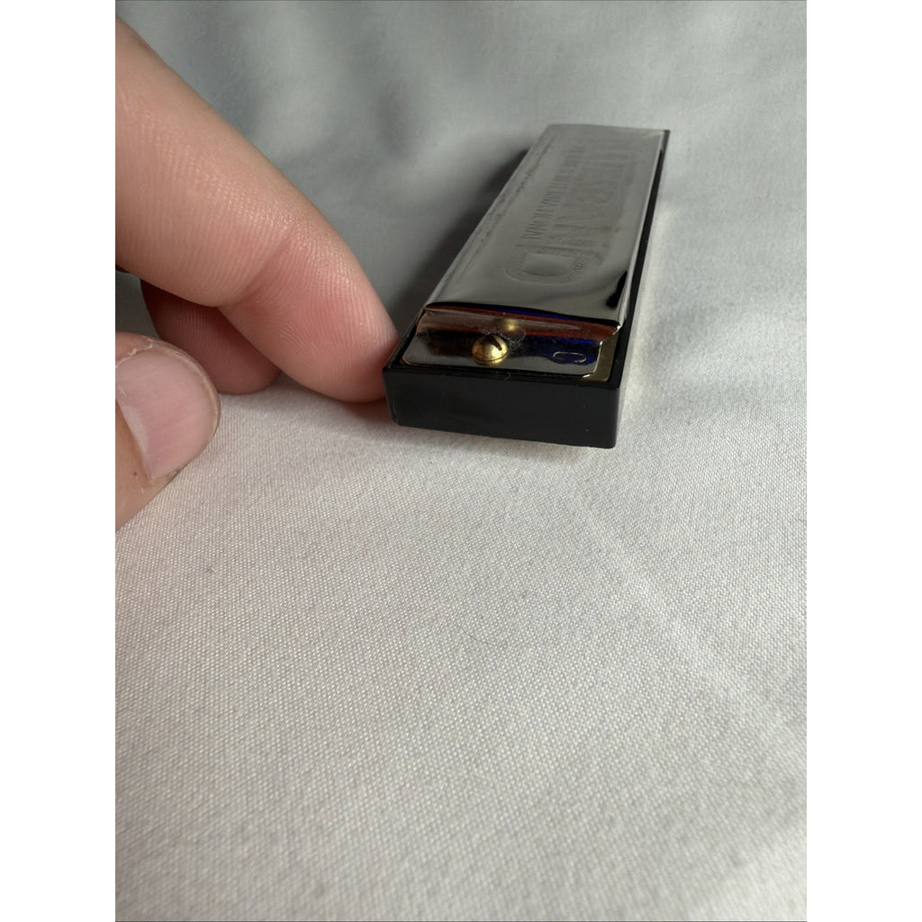 Hohner BluesBand Harmonica Key of C Blues Band Stainless Steel Great Shape!
