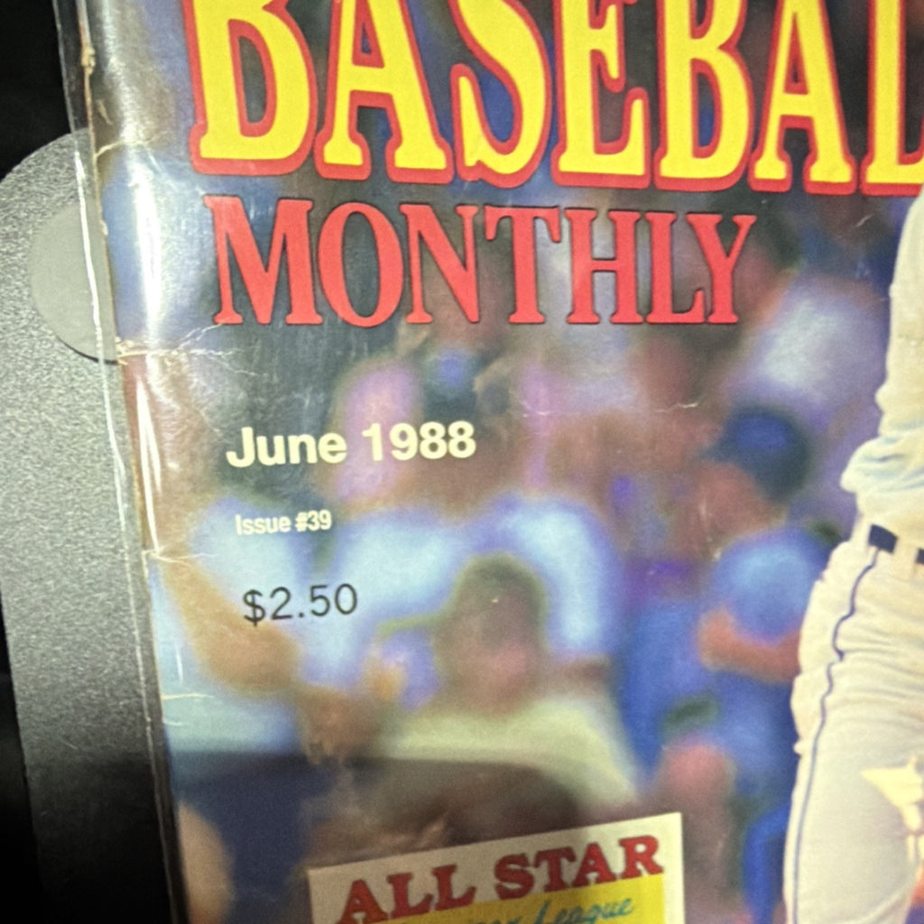 Beckett Baseball Card Monthly June 1988 Issue 39 Baseball Cards Magazine