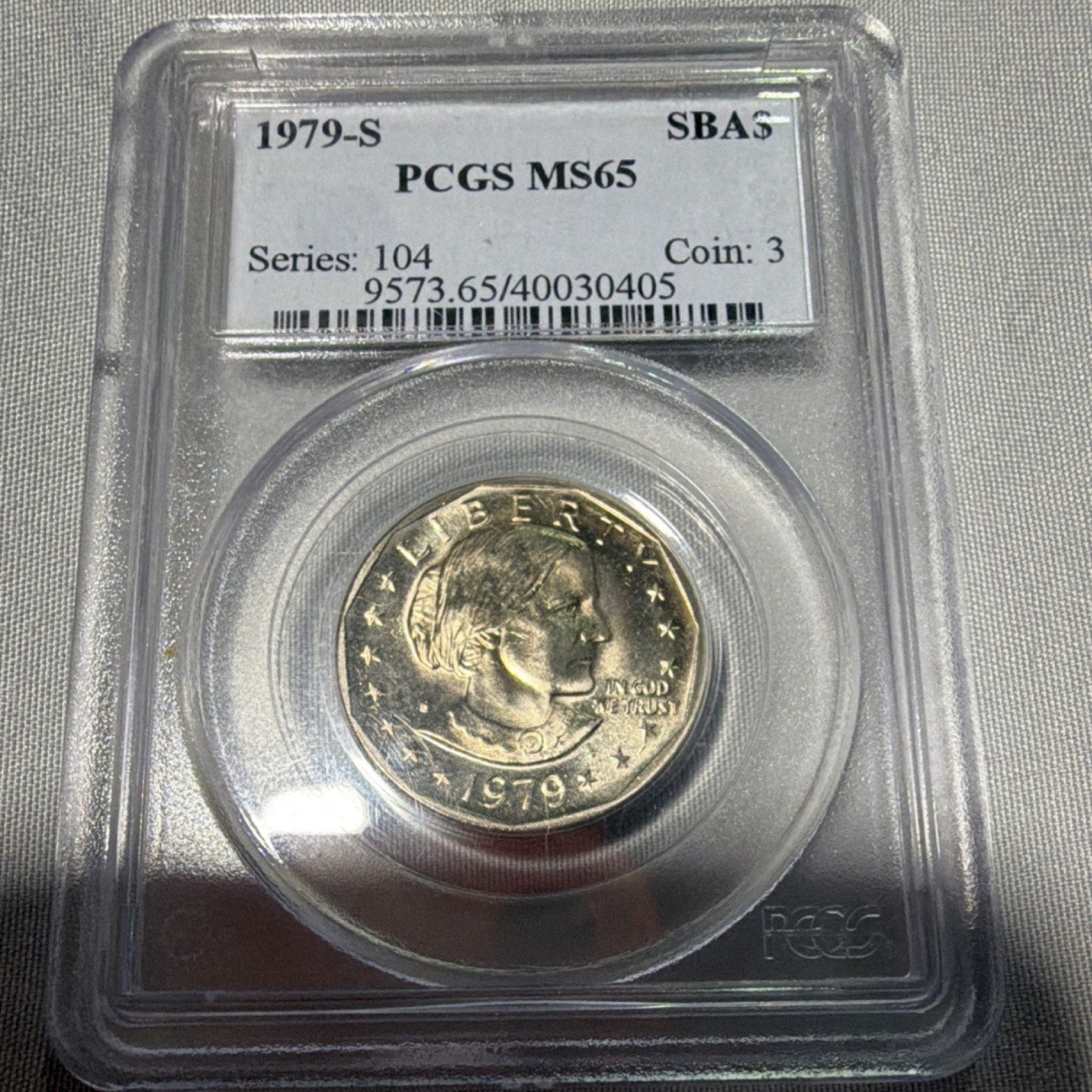 1979-S Susan B Anthony Dollar San Francisco PCGS MS65 $1 75% Copper 25% Nickel