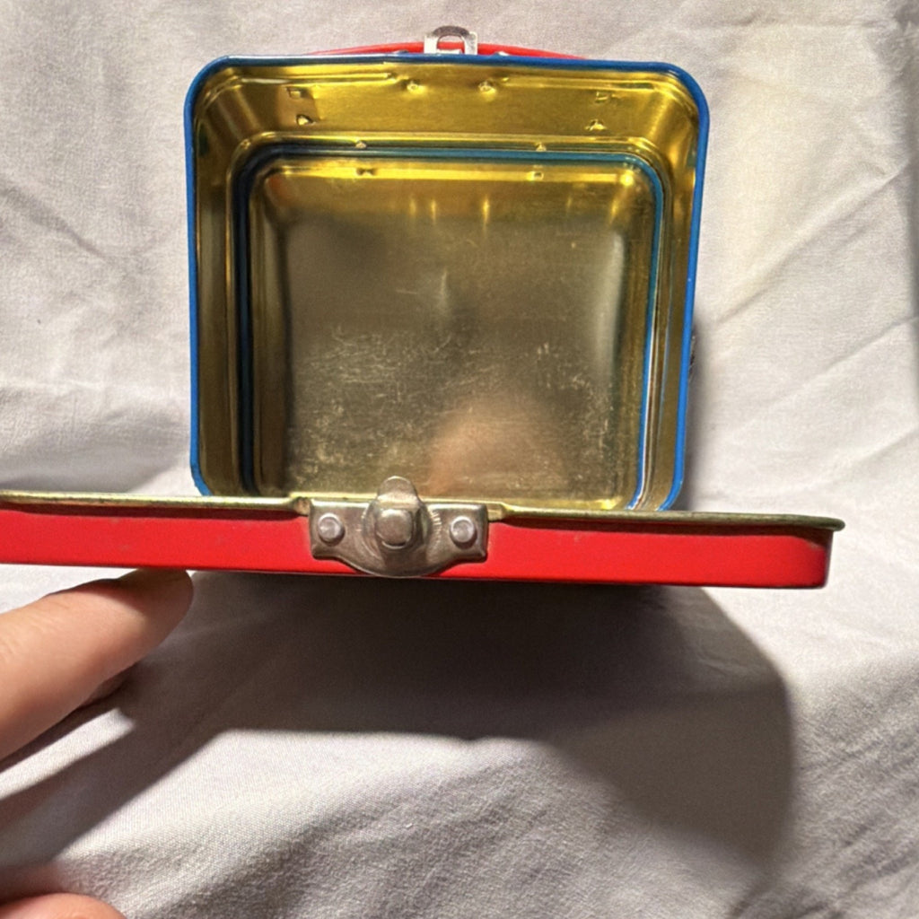 Dick Tracy Metal Lunchbox 1998 Series #1 ASC Lancaster PA Red Blue Collectible