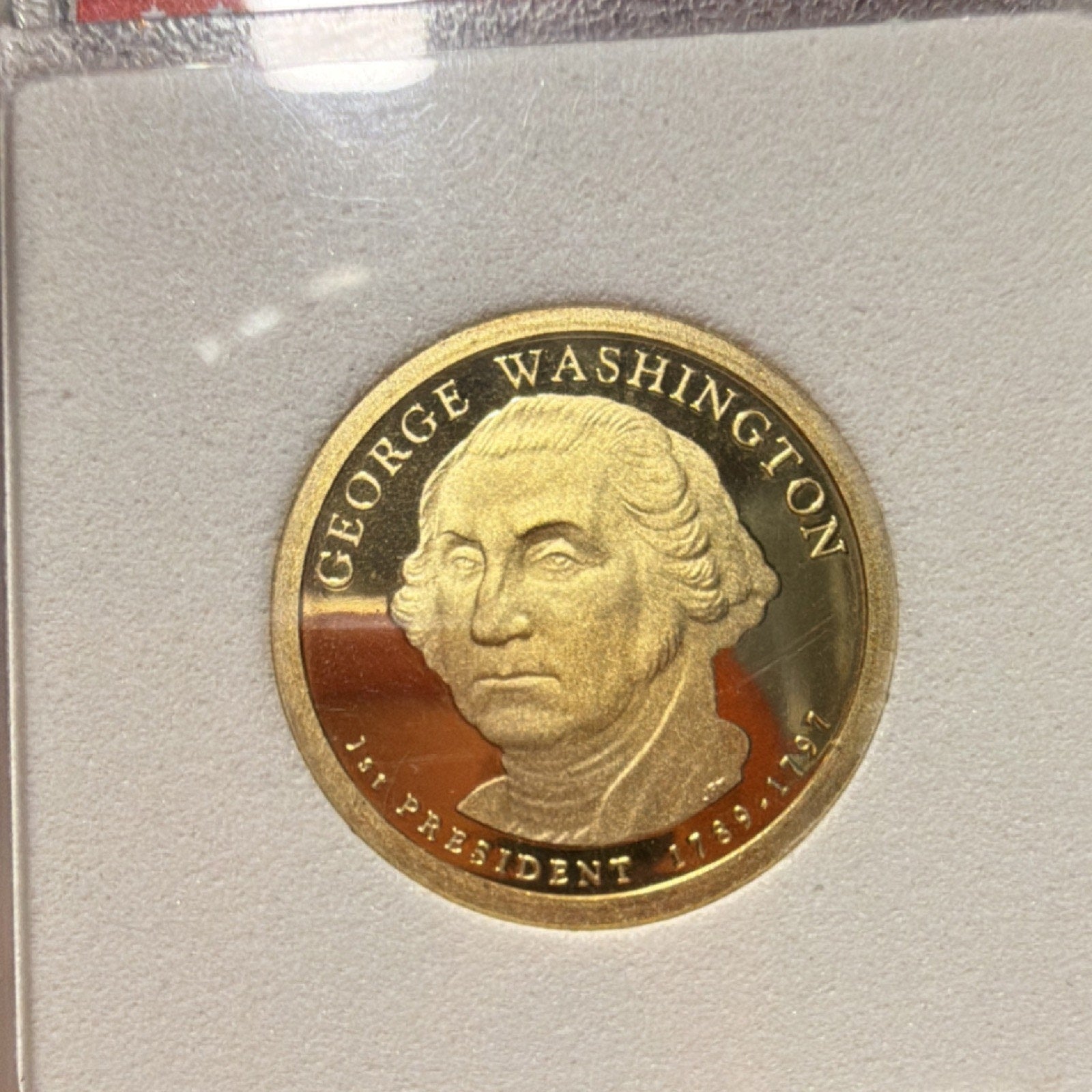 2007-S George Washington Presidential $1 Proof Coin PR-70 Deep Cameo IGS