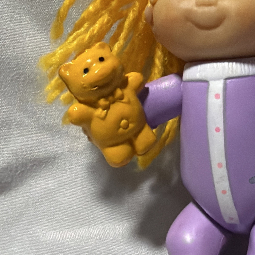 Cabbage Patch Kids Fast Food Premium Doll with Bear 1983 Age Level 3-4 Years