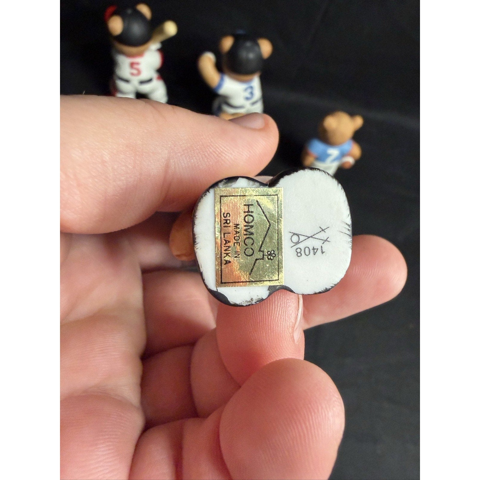 Homco Sports Bears Figurines Set of 6 #1408 (F2)