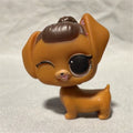 Littlest Pet Shop Dog Figure 36227N/GE Brown with Winking Eye