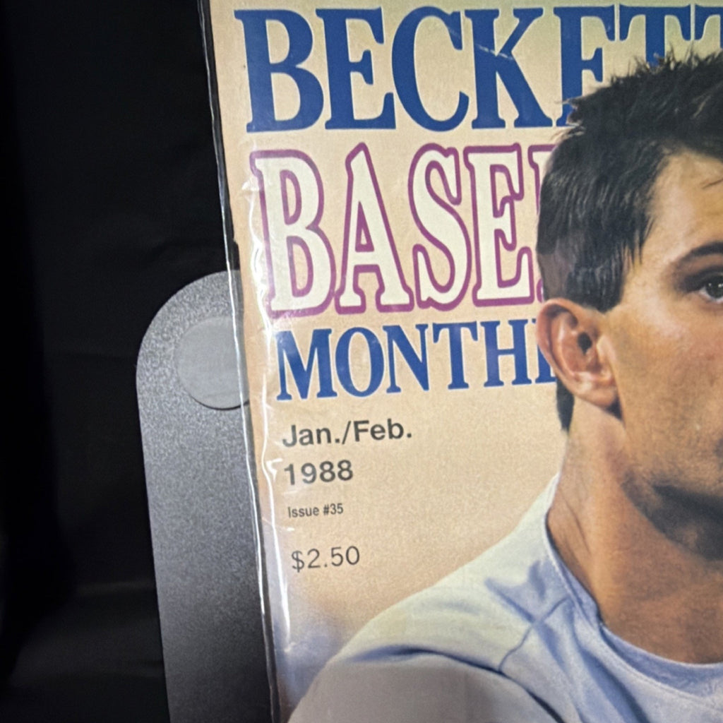 Beckett Baseball Card Monthly Jan/Feb 1988 Issue 35 Baseball Cards Magazine