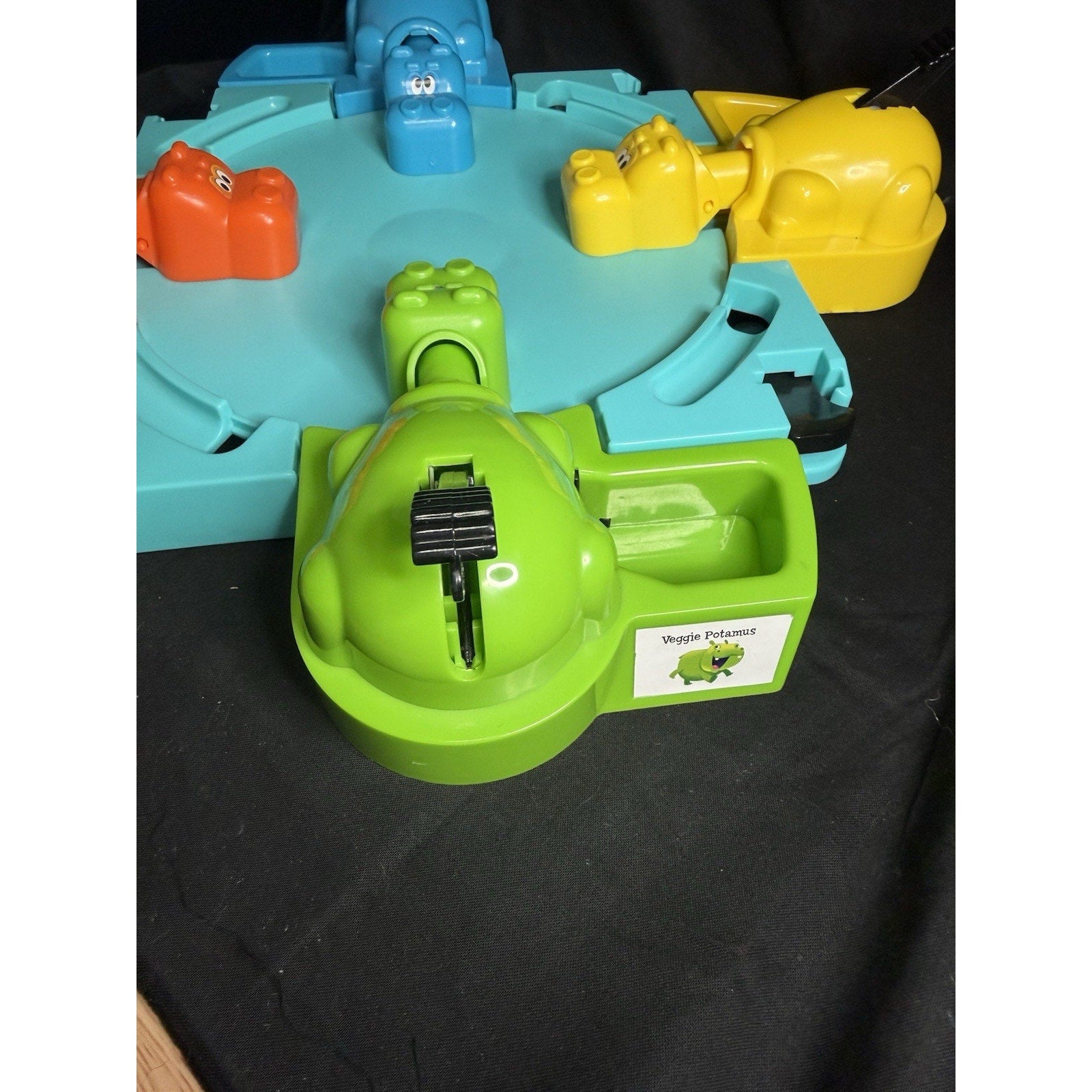 Hungry Hungry Hippos Game 2012 Hasbro Game Blue Yellow Orange Green without box