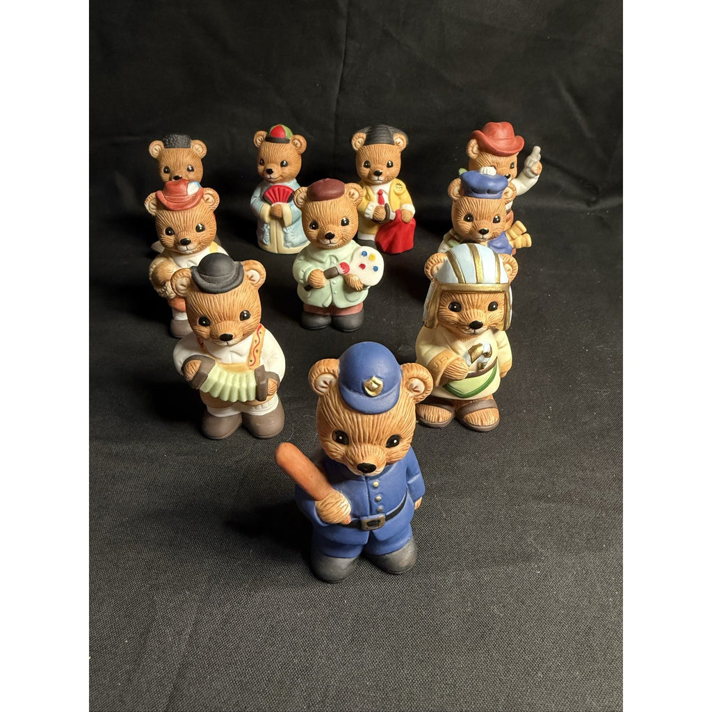 Homco Bears World Figurines Set 10 (F3)