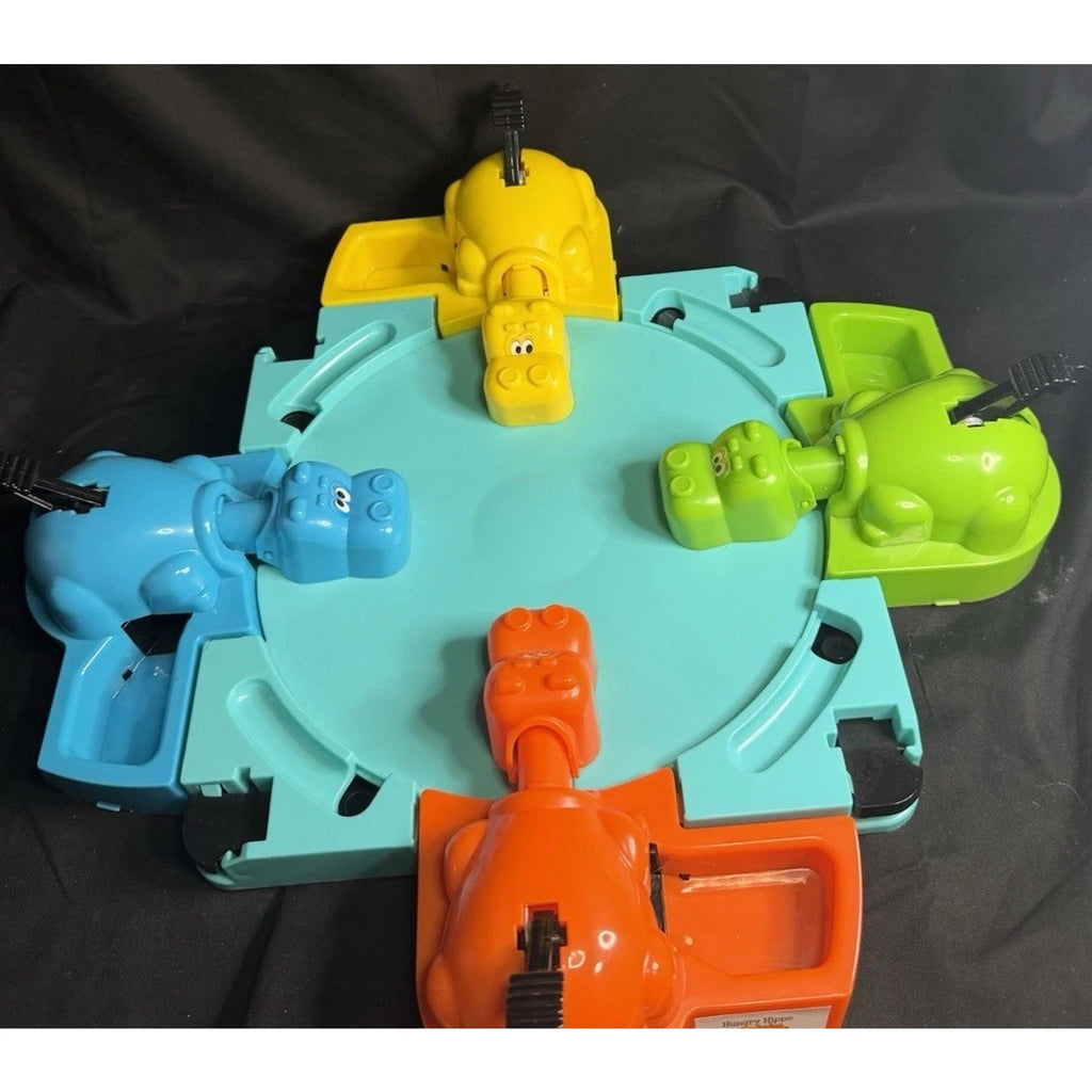 Hungry Hungry Hippos Game 2012 Hasbro Game Blue Yellow Orange Green without box