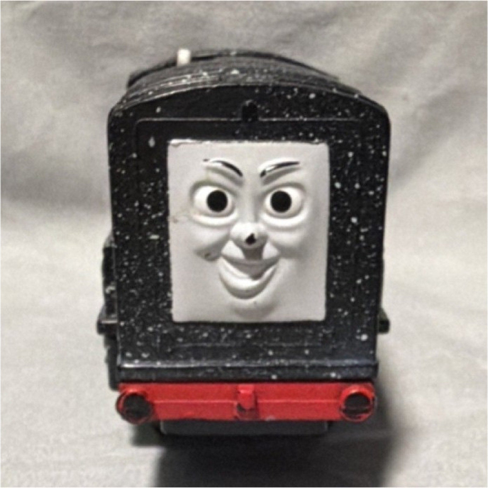 3501WC Diesel Locomotive Thomas Black Red White Plastic Train -Tested & Working