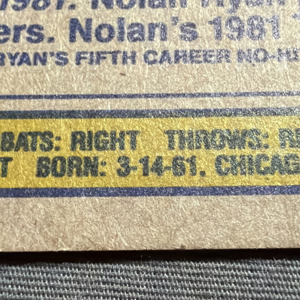 Error Card- Topps 1987 Kirby Puckett #450 Minnesota Twins Baseball Card MLB