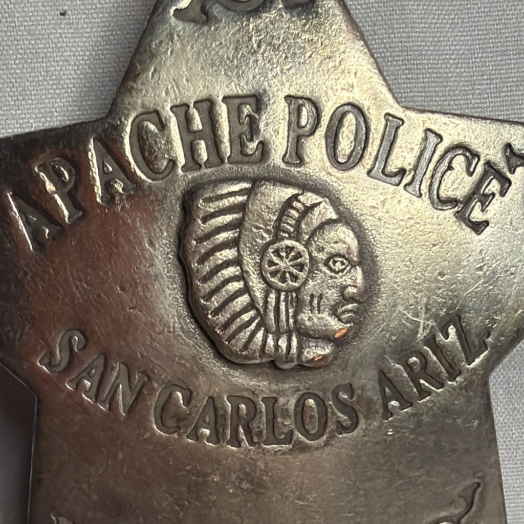Apache Police San Carlos Arizona Star Badge Replica