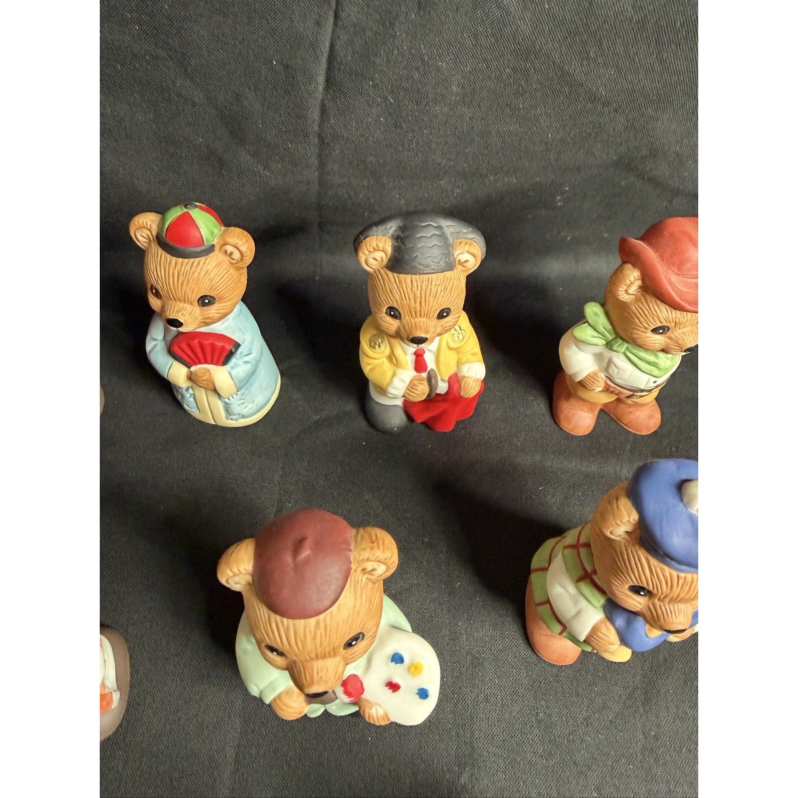 Homco Bears World Figurines Set 10 (F3)