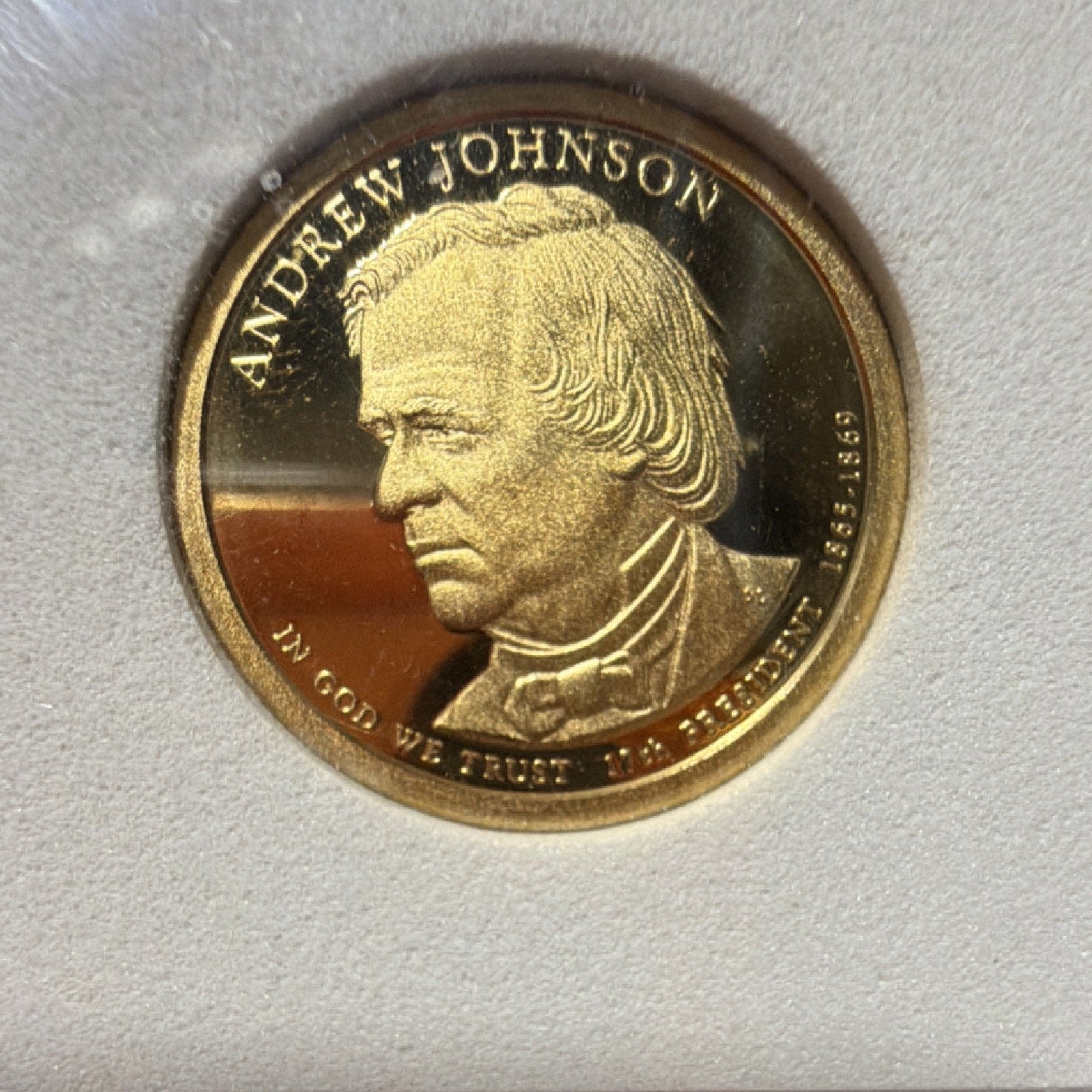 2011 S Andrew Johnson $1 Presidential Proof Coin PR-70 IGS Deep Cameo